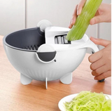 9 IN 1 MULTI-FUNCTIONAL VEGETABLE CUTTER WITH DRAIN BASKET